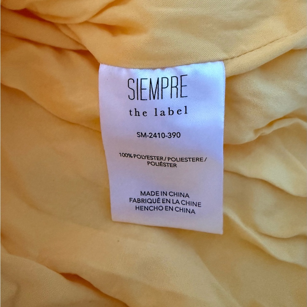 Anthropologie Golden Yellow Smocked Tank Dress - Picture 4 of 5